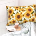 thumbnail image 4 of Balery Yellow Polka Dot Sunflower Funda de Cojín Estampada, Regalos para Mujeres, Regalos de Amor para Ella, Regalos para Novia o Esposa, Funda de Almohada-20"x30", 4 of 6