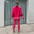 thumbnail image 2 of Yokua Women Tracksuits 2 Piece Athletic Outfits Sweatsuits Long Sleeve Top Legging, 2 of 9