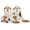 Brown-Double Slide, variant on XJD 9-in-1 Jungle Toddler Slide with Climber, Indoor Outdoor Kids Slide with Basketball Hoop, Telescope and Climbing Wall, Indoor Slide Playset for Toddlers 1+