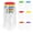 White, variant on 18 Inch Padded Stacking Stools, Colorful Portable Nesting Metal Round Stackable Stools Decoration for School Home Kitchen Indoor Outdoor Party, Pack of 6