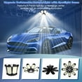 LED Garage Light 2Pack Bright 50000LM Garage Lights Ceiling Led w/ 8