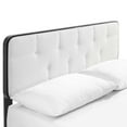 thumbnail image 3 of Modway Bridgette Full Wood Platform Bed With Angular Frame, Black/White, 3 of 12