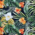thumbnail image 6 of HAOXIT  Green Tablecloth, Hawaiian Summer Aloha Pattern with Tropical Plants and Hibiscus Flowers, Round Table Cover for Dining Room Kitchen Decor 54-58, 6 of 8