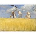 thumbnail image 3 of Ancher, Anna 24x19 Black Modern Framed Museum Art Print Titled - Harvesters, 3 of 5