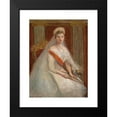 thumbnail image 2 of Albert von Keller 11x14 Black Modern Framed Museum Art Print Titled - Portrait Zarin Alexandra Fjordorovna, 2 of 5