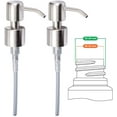 thumbnail image 1 of Replacement Soap Dispenser 24 Mm Brushed High Quality, 2 Pieces, 1 of 4