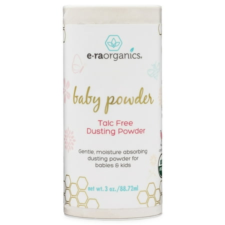 Baby Powder Talc Free - USDA Certified Organic Dusting Powder for Excess Moisture & Chaffing Thatâ??s Actually Good for Your Skin- Non Toxic, Non-GMO, Cruelty