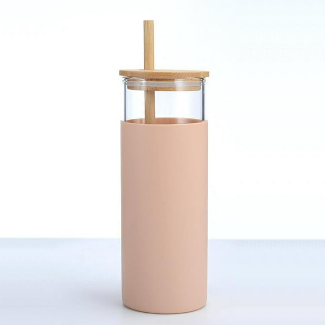 500ml Water Cup With Lid Shatterproof Glass Assorted Iced Coffee Tumbler Vintage Dose Glass Vintage Stoneware Coffee Mugs Holder Vintage Water Glasses Acrylic Drinking Glasses with Handle