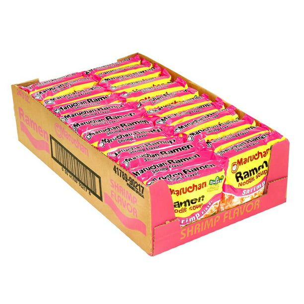 Maruchan Ramen Shrimp, 3 Ounce (Pack of 30)