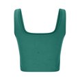 thumbnail image 5 of aidice Crop Tank Tops for Women Square Neck Sleeveless Knit Tanks Chest Wrapped Athletic Gym Bra Top, 5 of 6