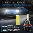 thumbnail image 4 of 6000K White LED Headlight Bulbs + Foglighs Combo Kit For Nissan Frontier 2005-2021, 4 of 12
