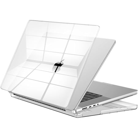 Case for MacBook Pro 16 Inch 2026-2021 M5 M4 M3 M2 M1 Pro/Max, [Scratch-Resistant, All Corner Protection] Crystal Clear Hard Shell Laptop Cover, Crystal Clear
