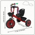 thumbnail image 6 of Toddler Tricycle Age 2 3 4 5 Years Old, Kids Trike with Bell Basket Storage 3 Wheel Bike Birthday Toys Gift for Boys Girls, 6 of 7
