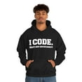 thumbnail image 4 of I CODE What’s your special power Coder Unisex Hoodie, S-5XL, 4 of 9