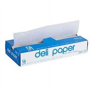 [1 PACK] Wet Waxed Deli Paper Sheets 14x18 - Grease Resistant Sandwich  Liner, Microwave Safe, Deli Wrap for Restaurants, BBQ, Schools and  Concession