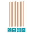 thumbnail image 1 of UniEco 3FT Garden Fence Post Fiber Fence Posts for Snow Fence/Chicken Fence 20PACK, 1 of 6