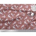 thumbnail image 2 of Soimoi Modal Satin Fabric Dot,Star & Unicorn Animal Print Fabric by Yard 42 Inch Wide, 2 of 3