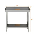 thumbnail image 3 of Kojooin Stainless Steel Commercial Work Table, 36 x 30 Inch Prep Table with Foldable Base and Adjustable Undershelf, 3 of 8