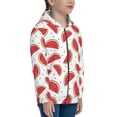 thumbnail image 5 of Kdxio Watermelon Pattern Kids Boys Girls Zip Up Hoodie 3D Printed Hooded Sweatshirt Hoody Coat with Pocket 7-12 Y-Medium, 5 of 6