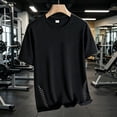 thumbnail image 6 of Mens Cooling T-Shirt, Moisture Wicking Quick Dry Athletic Tee, Lightweight Breathable Summer Shirt for Hot Weather Size 3XL Black, 6 of 6