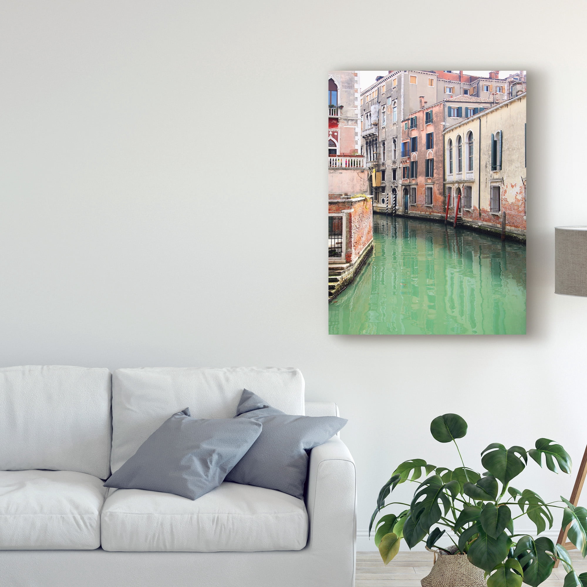 Trademark Fine Art 'Venice View I' Canvas Art by Golie Miamee