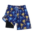 thumbnail image 4 of KKBOTIVE Boys Basketball Shorts Casual Stretch Sport Cargo Shorts Comfortable Beach Shorts for Kids Youth Fashion Clothing, Blue Size: 10-11 Years, 4 of 9