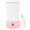 Pink/White, variant on NFTIGB Dog Foot Cleaner Plastic Efficient Cleaning Enhanced Comfort Reusable Automatic Dog Feet Washer for Cats Pet Grooming Accessory Blue 7 inches