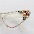 thumbnail image 3 of Vintage Cat Eye Crystal Bling Reading Glasses Women Rhinestone Eyewear Frames Anti Blue Light Trendy Reader, 3 of 4