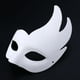 thumbnail image 2 of Papel blanco en blanco Máscaras de bricolaje Máscara pintada Mascarilla de disfraces de Halloween (triángulo), 2 of 5