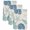 Beige, Blue, Turquoise, variant on Blue Coastal Kitchen Towels Set of 1, Shell Starfish Coral Nautical Summer Beach Rustic Absorbent Dish Towels for Kitchen, Microfiber Hand Towel, Quick Drying Tea Towel for Cleaning Dishcloths