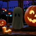 thumbnail image 5 of 3.94" Halloween Decoration Resin Ghost Sculpture Statue,Halloween Ghost Figurine, Paper Mache Ghost Tabletop Decoration Decorative Tabletop Decor For Halloween Home Cute & Collectible(Black,3.94"), 5 of 8