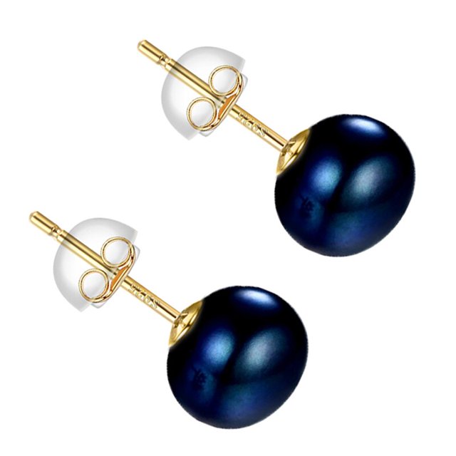 Pendientes de tuerca de perlas naturales de agua dulce, pendientes de plata de ley 925 auténtica, perlas blancas cultivadas para mujeres, pendientes, joyería al por mayor Deng Xun unisex