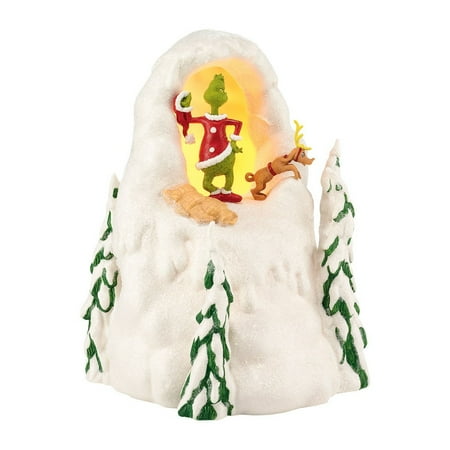 Department 56 Heart - Department 56 Grinch Villages Mount Crumpet Lit House, 8.5-Inch