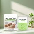 thumbnail image 3 of HHBEAUTY Paper Soap, Jasmine Flavor Mini Fresh Portable Disposable Petal Hand Wash Sheets, Dissolvable Hand Bath Soap, Suitable for Outdoor, Travel, Camping, 3 of 9