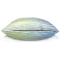 thumbnail image 2 of Light Blue Green Velvet Plush Throw Pillow Cushion Case Cover - 18" x 18" - Invisible Zipper Home Decor Floral for Couch Sofa No Pillow Insert, 2 of 5
