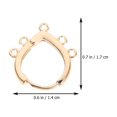 thumbnail image 3 of 10pcs Earring Making Hooks DIY Craft Dangle Hooks Drop Earring Jewelry Accessories, 3 of 8