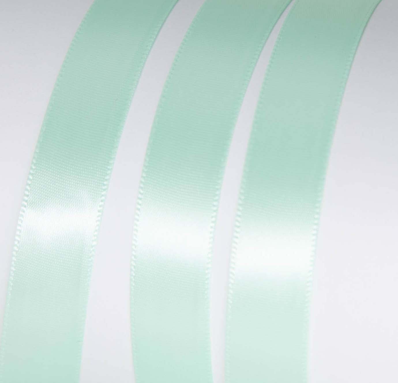 (3 pack) Offray Ribbon, Mint Green 5/8 inch Single Face Satin Polyester Ribbon, 18 feet