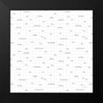 thumbnail image 2 of Marshall, Laura 20x20 Black Modern Framed Museum Art Print Titled - World Traveler Pattern XIVB, 2 of 5