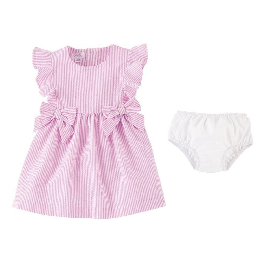 Mud Pie - Pink Seersucker Dress 5T 