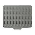 thumbnail image 6 of Sloped Silicone Drying Mat For Countertops Heat Resistant Nonslip Drainage Mat Multifunctional Kitchen Tool, 6 of 9