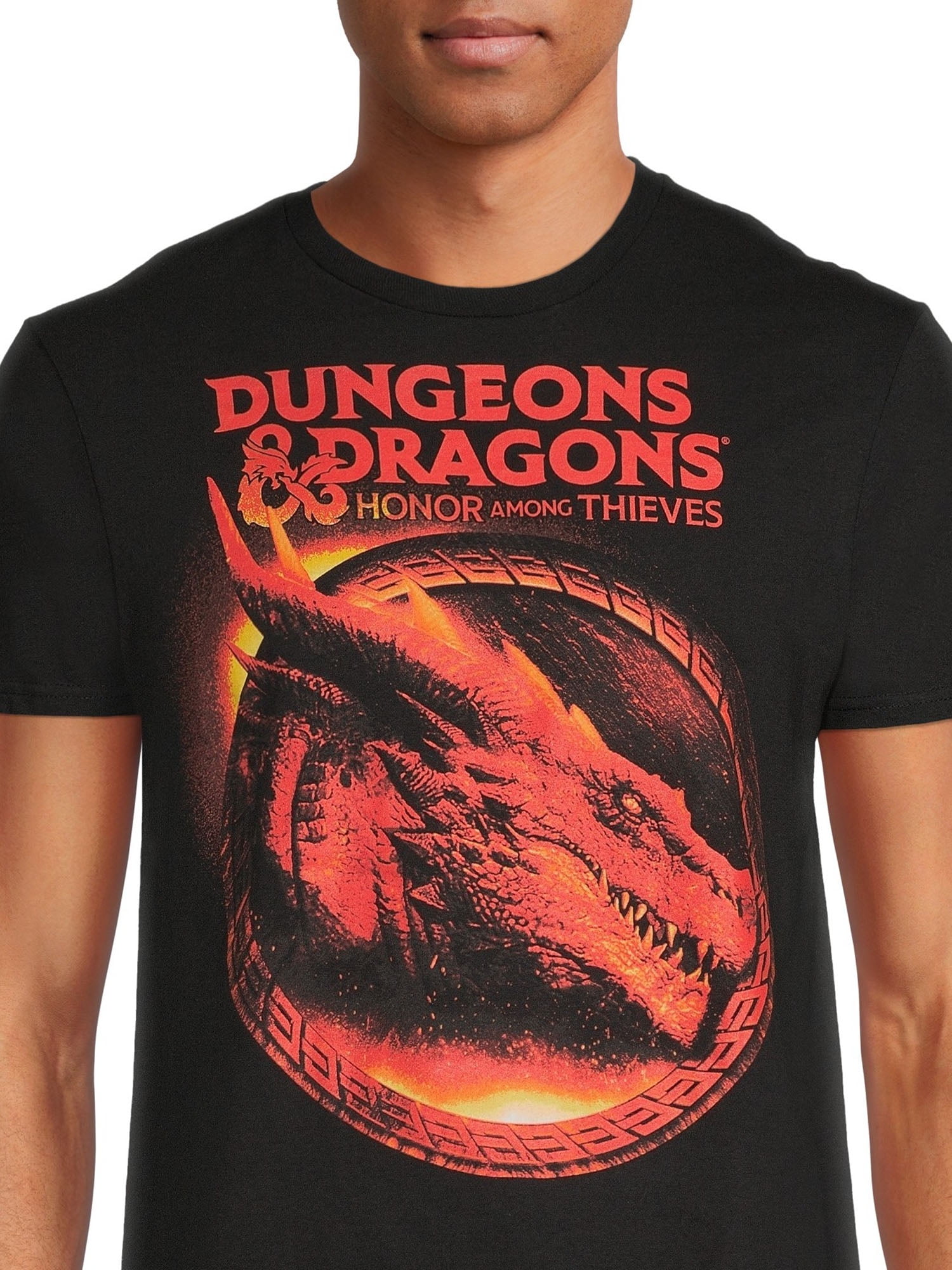 Dungeons & Dragons Men’s Graphic Tee with Short Sleeves, Size S-3XL