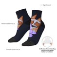 thumbnail image 6 of Silaia Bluey Print Adult Socks,Ankle Athletic Running Socks,Cushioned Breathable Low Cut Sports Tab Socks for Men and Women,Moisture-Wicking Crew Socks, 6 of 7