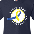 thumbnail image 4 of Inktastic World Down Syndrome Day with Yellow and Blue Ribbon Youth T-Shirt, 4 of 5