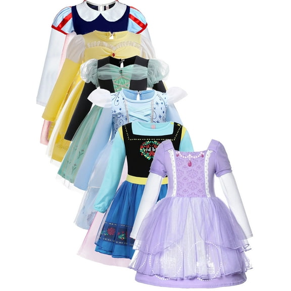 ATAIKU 1-6Y Princess Dress for Girls Dress Up Clothes for Halloween Party Kids Formal Wedding Pegeant Gown Christmas Dresses