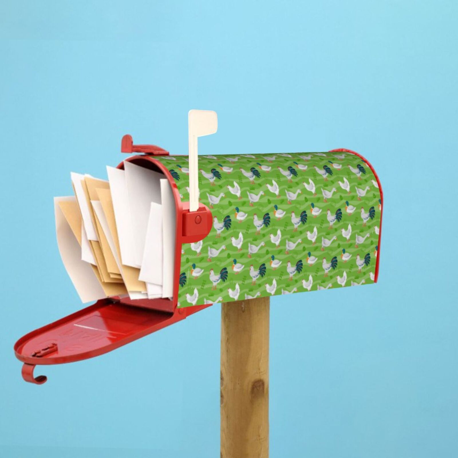 Kdxio Magnetic Mailbox Cover 25.5x21 in Mailbox Cover Outdoor Decoration Holiday Mailbox Covers for Home Garden Yard-25.5x21 in