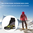 thumbnail image 5 of Yucurem Lightweight Foot Cover Hiking Waterproof Snow Shoes Leggings Gaiter Mountaineering Essential (Black), 5 of 8