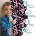 thumbnail image 3 of Blackout Kids Curtains,Breast Cancer Survivor Pink Ribbon Black Childrens Insulated Curtains Set Of 2,Bedroom Essentials,Toddler Room Decor 42"x84", 3 of 5