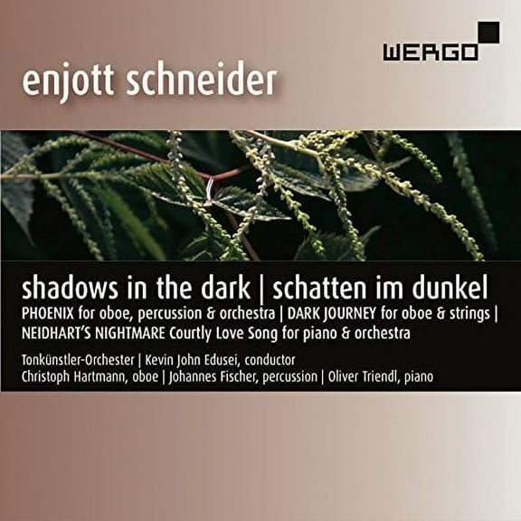Schneider / Tonkunstler-Orchester / Edusei - Enjott Schneider: Shadows in the Dark - Music & Performance - CD