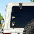thumbnail image 3 of Auto Drive Deer/Bass Decals Set of 2 Vinyl Car Stickers Green Brown, 3 of 5