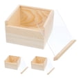 thumbnail image 5 of WRITWAA Vintage Wooden Jewelry Organizer Box Set with Sliding Lid, Multi-Functional Storage, Assorted Colors, 3 Pieces, 5 of 8